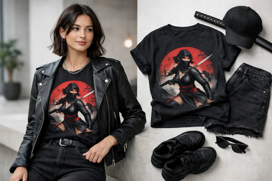 How to Style a Kunoichi Graphic Tee With Intent