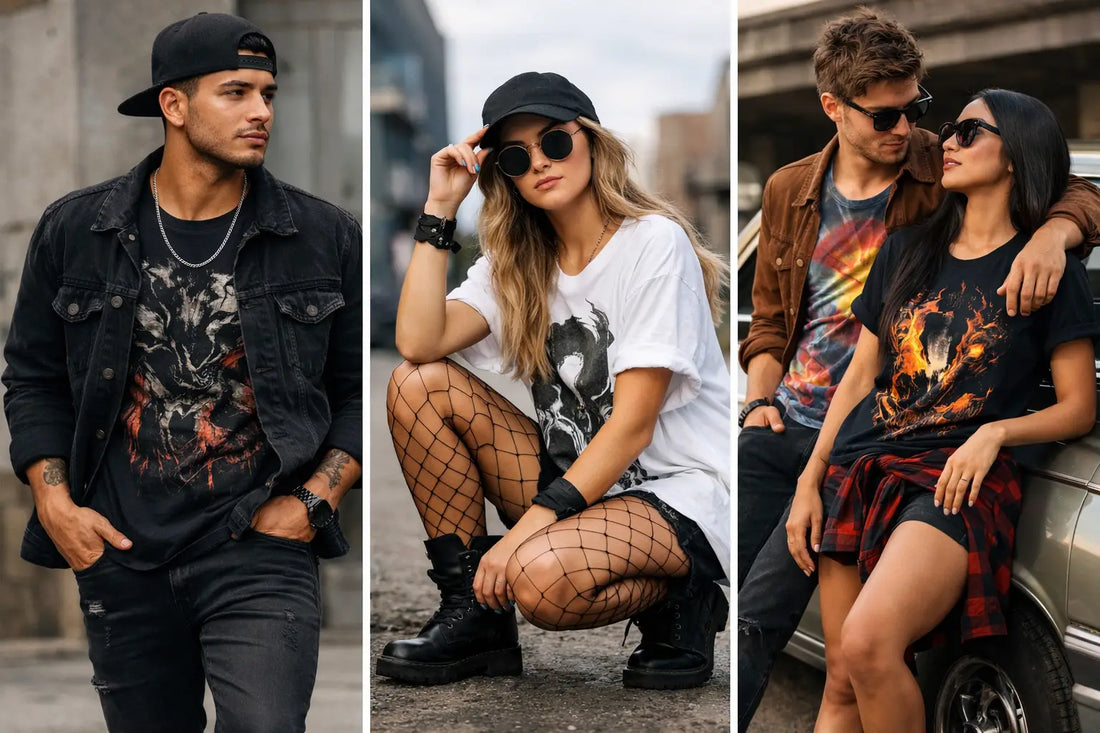 12 Graphic Tee Outfit Examples With Real Attitude