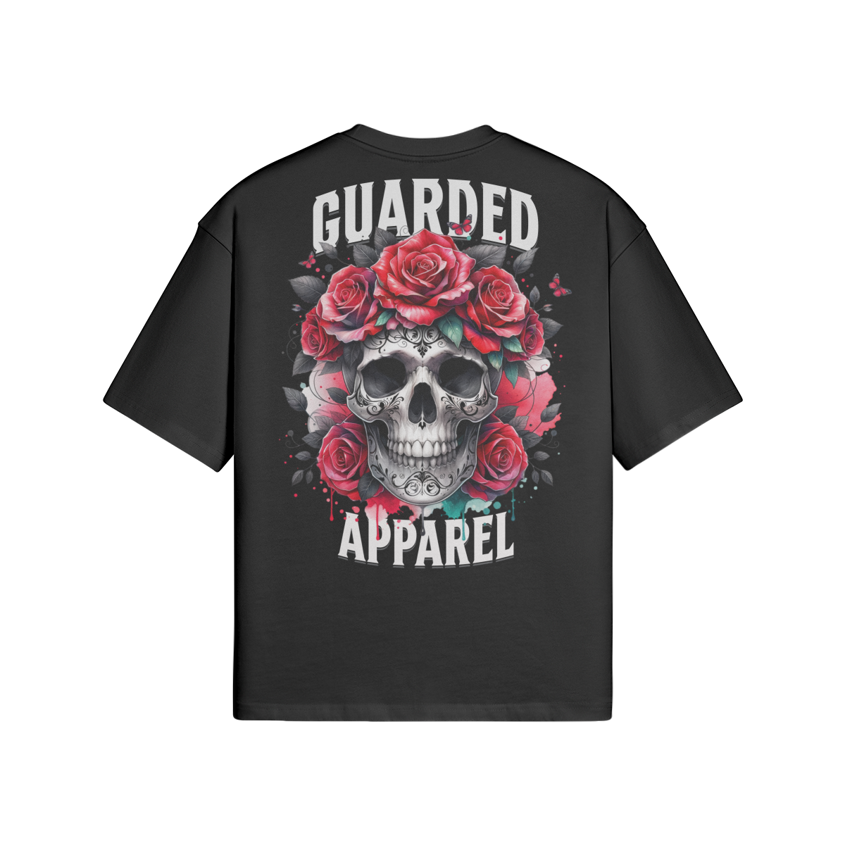 Skull of Roses Oversized Tee